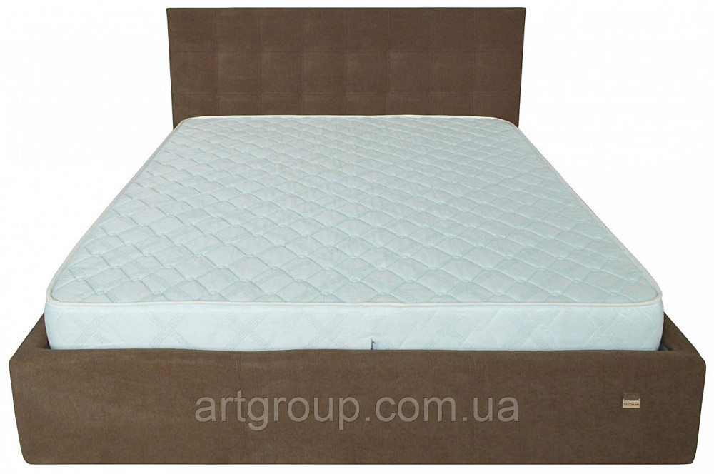 Ліжко Двоспальне Chester Comfort 160 х 200 см Місті Brown З підйомним механізмом та нішою для білизни Коричневий Дніпро - фото 13