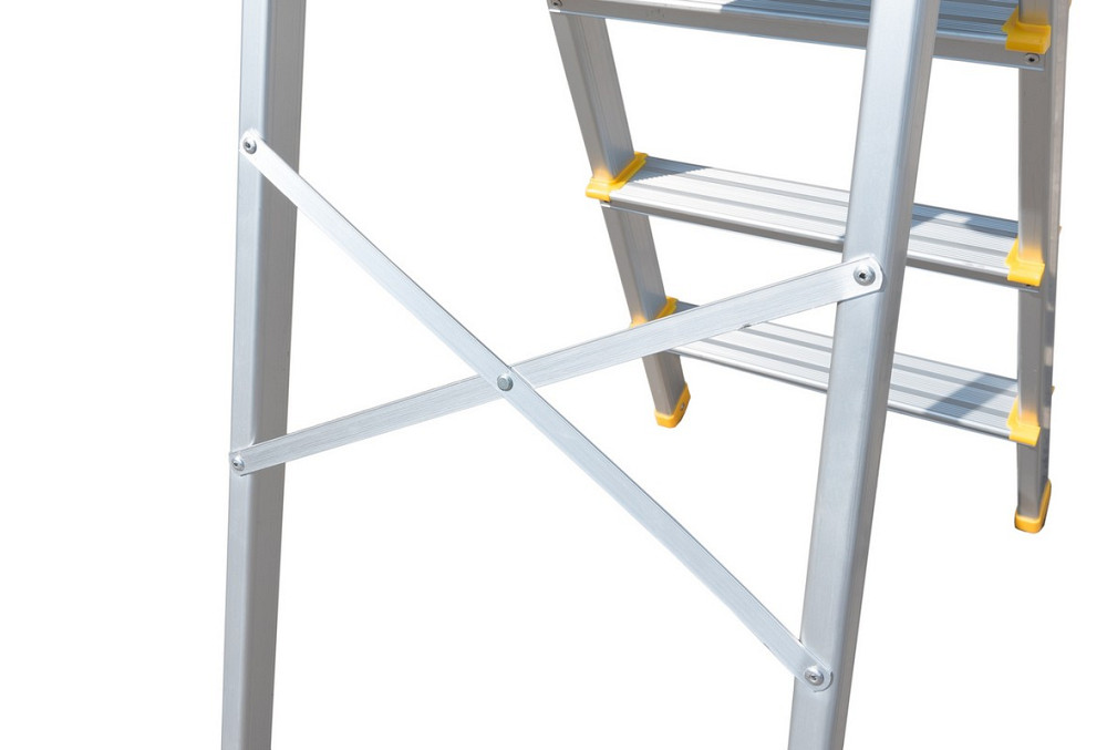 MASTERTOOL Драбина алюмінієва MASTERTOOL 5 ступенів h=1070 мм max 150 кг 79-1105 Коломия - фото 9