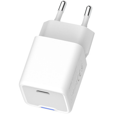 Зарядное устройство ColorWay C101C GaN Mini 20W PD PPS USB-C white (CW-CHS059PD-WT) Винница - изображение 8