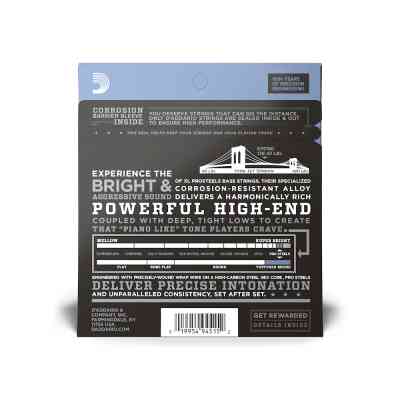 Струны для гитары D'Addario XL ProSteels Bass Custom Light (40-100) (EPS190) Винница