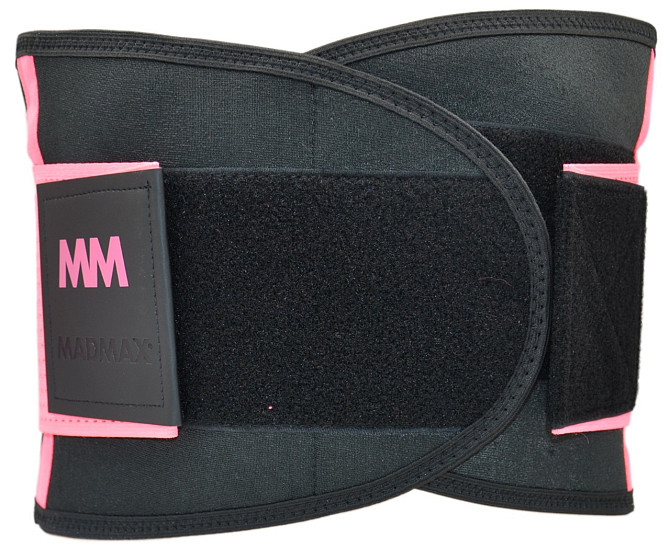 Пояс компрессійний MadMax MFA-277 Slimming belt Black/neon pink L Кам'янське - фото 9
