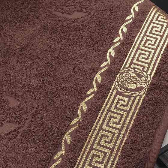 Махровий рушник GM Textile 50х90см Caesar 450г/м2 (Коричневий) Суми