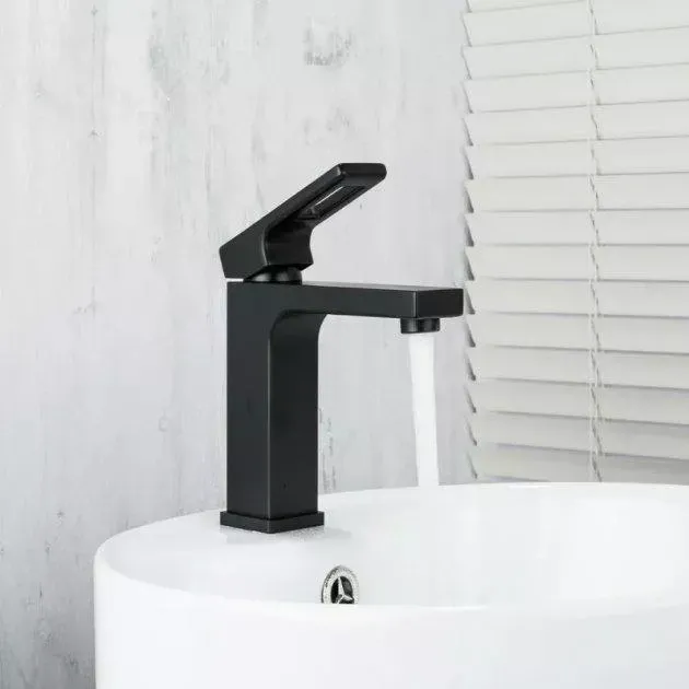 Смеситель для умывальника GAPPO G1017-6 черный Киев - изображение 3