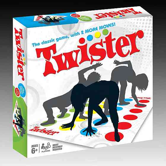 Гра Твістер 2. Настільна гра Twister (нова версія) із двома новими завданнями. Твістер англомовний Київ