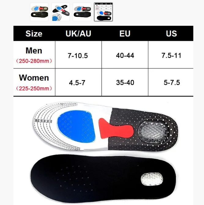 Стелька,стелька ортопедическая  PLANTILLAS CLOROFILA SPORT черный Размер Мужской 41-46р Харьков - изображение 7