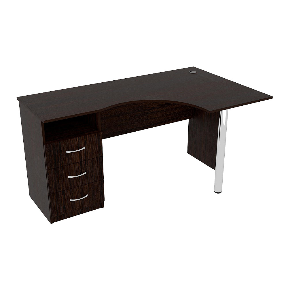 Стол угловой ОСК-2, Венге Магия, 1500/900/760 Львов - изображение 1