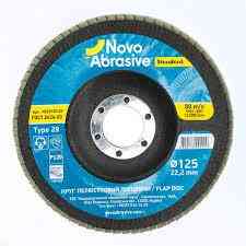 Диск пелюстковий торцевий d125мм T29 P120 Standard NovoAbrasive Житомир