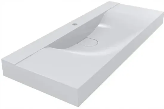 Раковина  Miraggio Biała Nablatowa Prostokątna 120X48Cm(669) Київ - фото 1