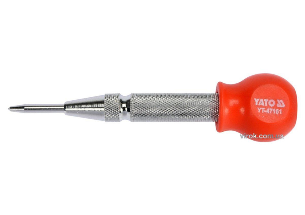 Кернер пружинний автоматичний по металу YATO 125 мм з регульованим вістрям Одесса - изображение 2