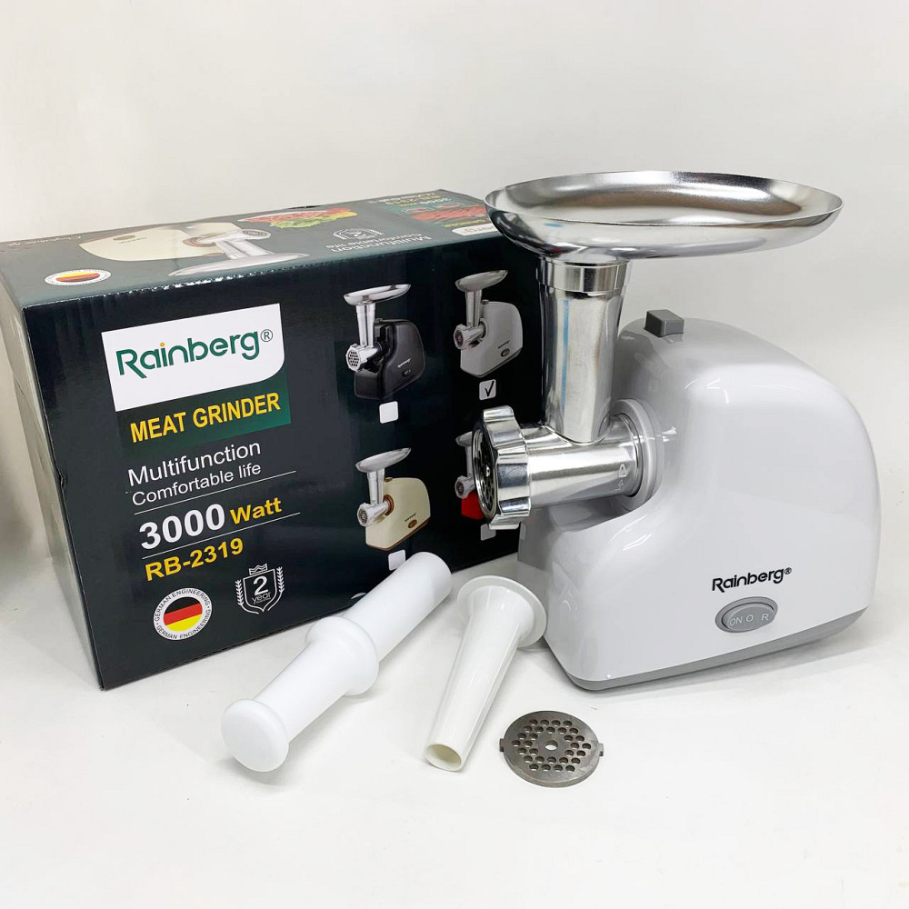 Електрична м'ясорубка з насадкою-кеббе, М'ясорубка з функцією овочерізки 'ясорубки для кафе NA-99 Львів - фото 4