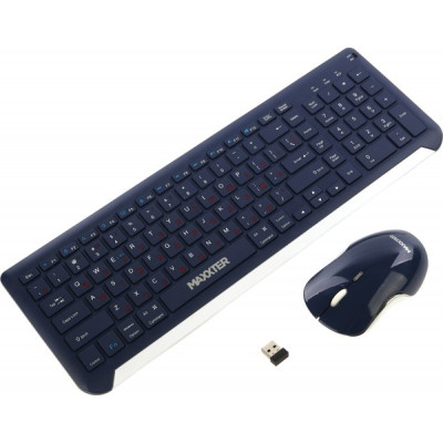 Комплект Maxxter KMS-WCM-01BL-UA Wireless UA Blue (KMS-WCM-01BL-UA) Вінниця - фото 2