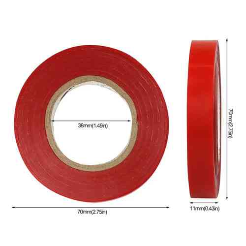 Лента красная для подвязки растений 11 мм х 30 м, 20 шт, для садового степлера (тапенера) Киев