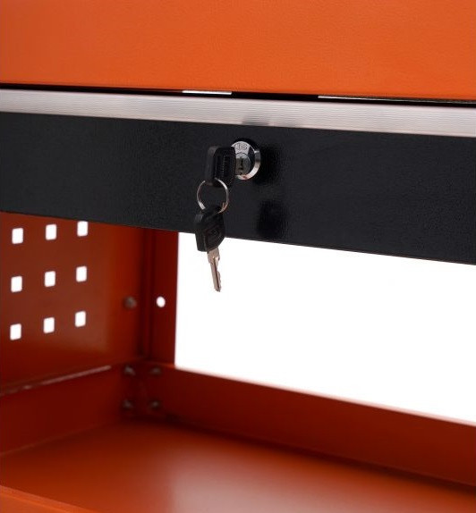 Візок металевий для інструментів 3 полиці на колесах Kraft&Dele (KD366) Нововолинськ - фото 10