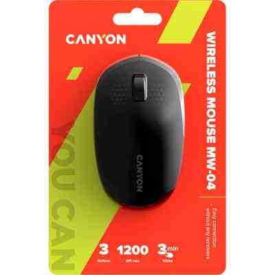 Мишка Canyon MW-04 Bluetooth Black (CNS-CMSW04B) Вінниця