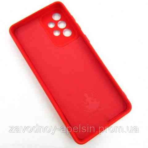 Samsung A73 A736 Чохол силіконовий Захист камери (червоний) Одеса