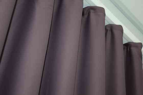 Комплект готовых штор VR-Textil Блэкаут Midnight № 1231ш Марсала 150х290 см 2 шт (33-0078) Киев