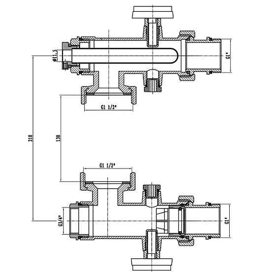 Коннектор для коллектора Thermo Alliance Standart 1