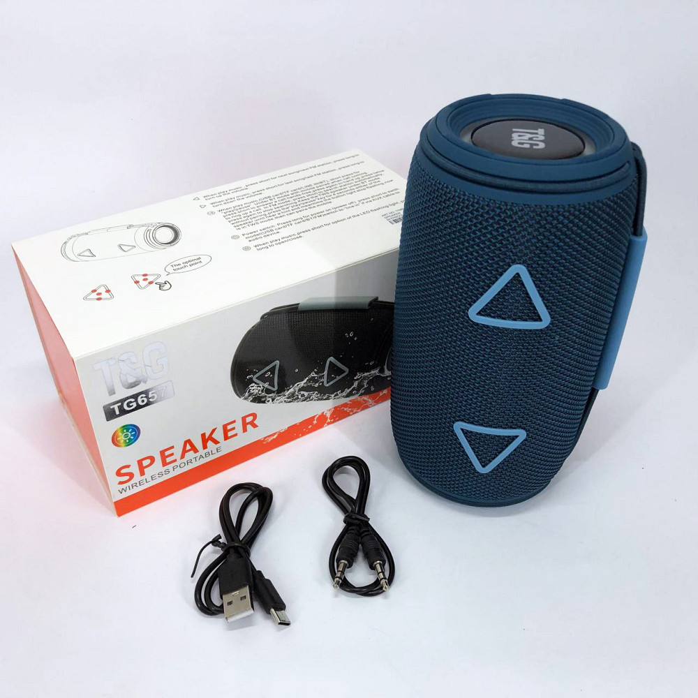 Bluetooth колонка с разноцветной подсветкой со стереозвуком TG657, Колонка с подсветкой и зарядкой VW-31 Львов - изображение 7