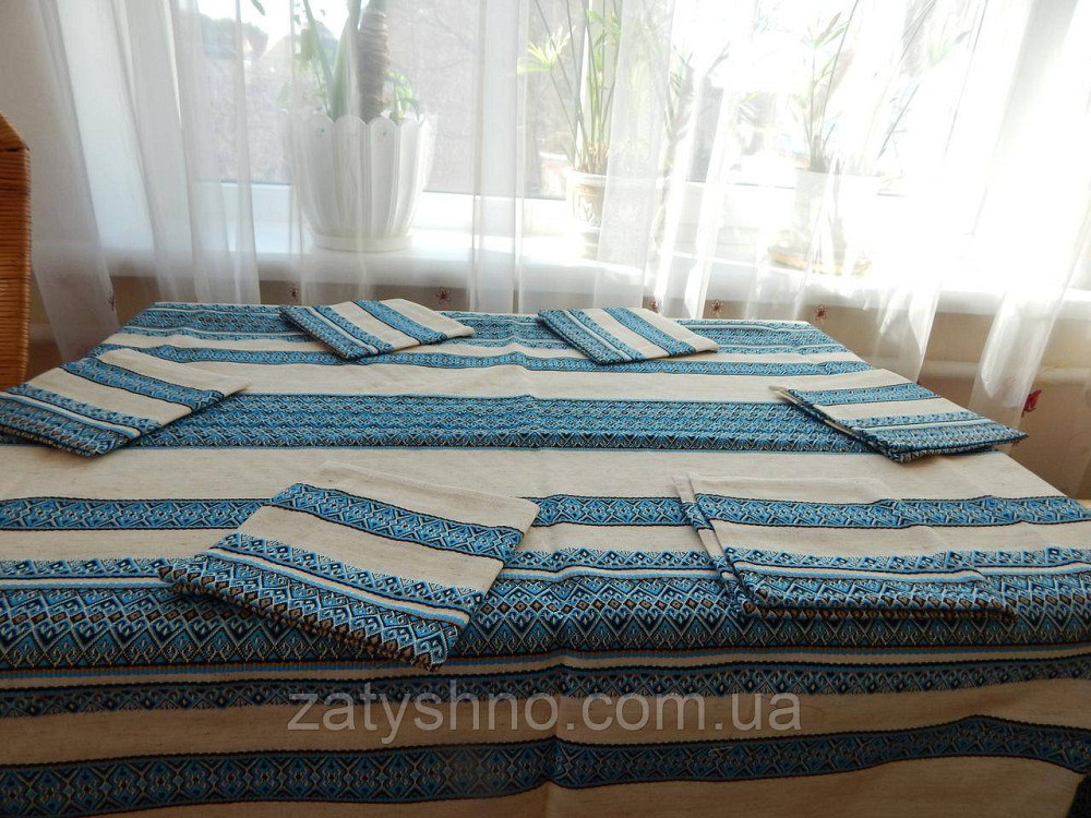 Скатертина з серветками на подарунок за кордон Київ - фото 3