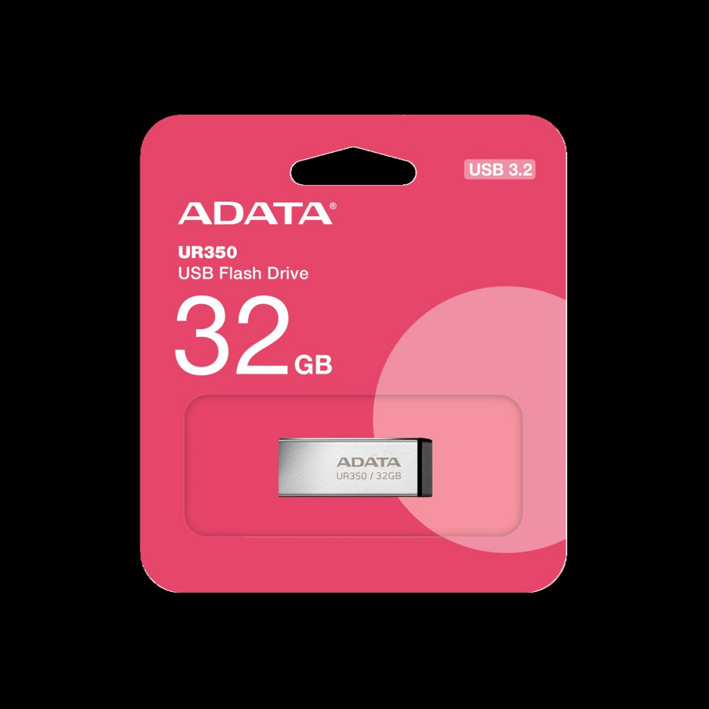 Flash A-DATA USB 3.2 UR 350 32Gb Silver/Black Киев - изображение 5