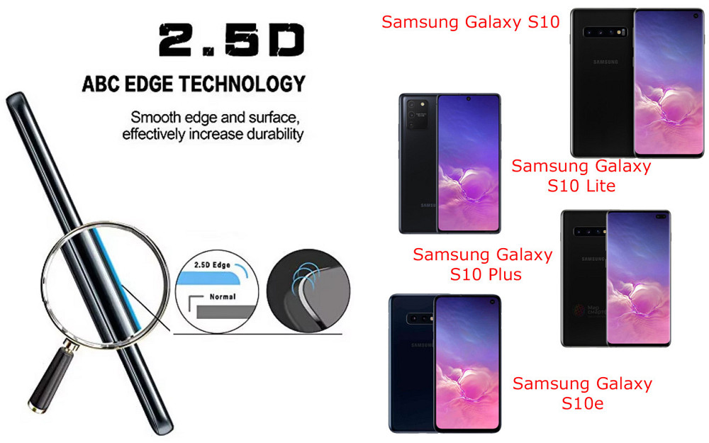 Защитное стекло ArmorGlass для Samsung Galaxy S10, S10 Lite, S10 Plus, S10е – устойчивое к царапинам и ударам Киев - изображение 2
