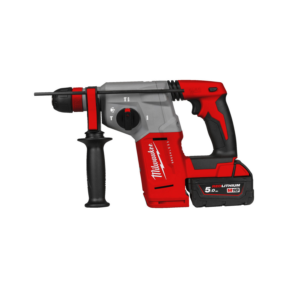 Перфоратор акумуляторний безщітковий SDS PLUS FIXTEC M18 BLHX-502X MILWAUKEE (+ заряд.пристрій, 2 акум., кулачковий патрон, бічн Одеса - фото 3
