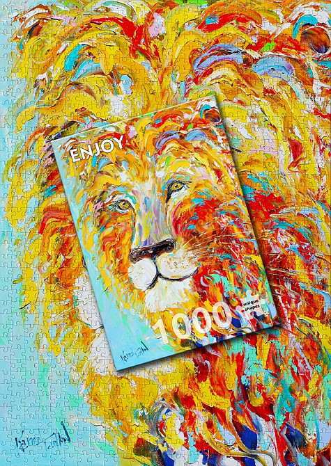 Пазл Різнобарвний лев - Colorful Lion (Enjoy-1416) Київ - фото 6