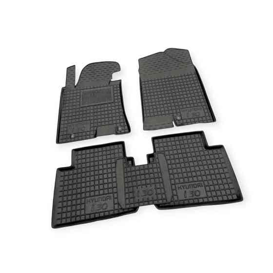 Килимки Хюндай i30 2007-2012 борт 2,5см, з перемичкою салону Мукачево