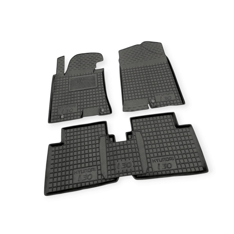 Коврики Хюндай i30 2007-2012 борт 2,5см, с перемычкой салона Мукачево - изображение 1