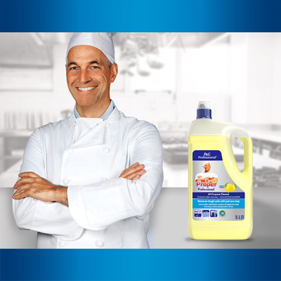 Засіб для миття підлоги Mr. Proper Professional Універсальний Лимон 5 л (8700216250313) Вінниця - фото 4