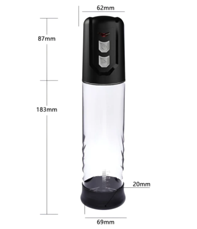 Автоматична вакуумна помпа із зарядкою від USB CANWIN Penis Pump — P402AU Sex Aura Київ