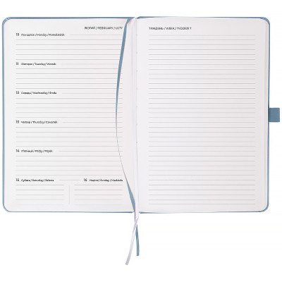 Еженедельник Axent датированный 2026 Prime Strong 145х210, серый (8507-26-62-A) Винница - изображение 5