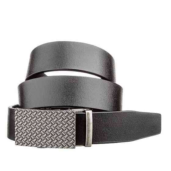 Оригинальный мужской ремень с автоматической пряжкой Черный (Vintage) Киев