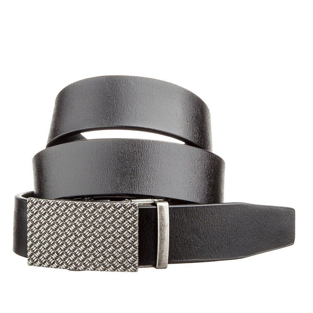 Оригінальний чоловічий ремінь з автоматичною пряжкою Чорний (Vintage) Київ - фото 5