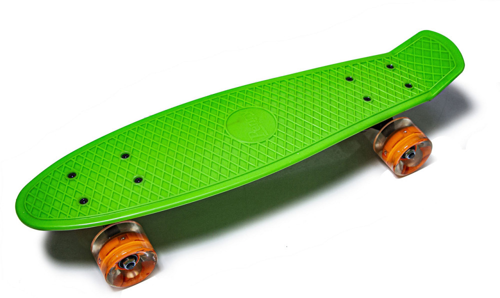Пенні борд 22 дюйми PENNY. Зелений колір. Колеса світяться під час катання Одеса - фото 1