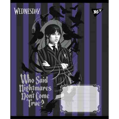 Тетрадь Yes Wednesday Таинственные уроки А5 24 листа клетка (768268) Винница