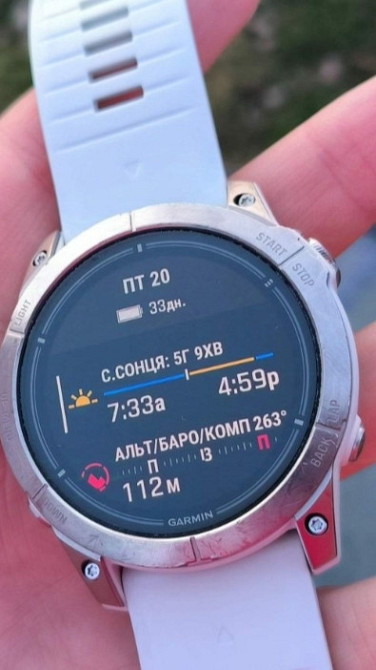 Смарт-Часи Топові Garmin Epix Pro Sapphire Titanium ( Fenix 7X Pro) Київ - фото 4