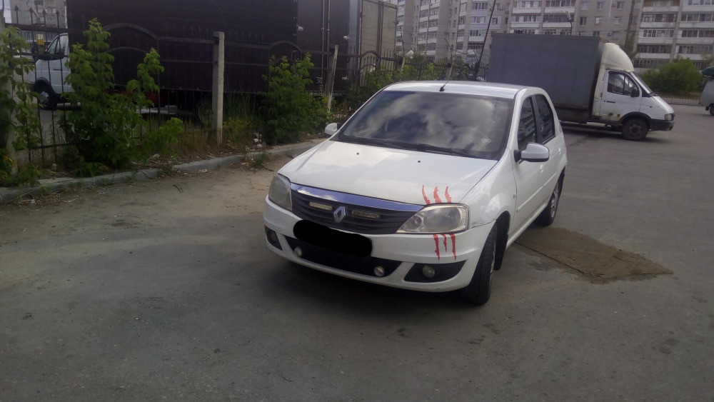 Наклейка на авто у вигляді Подряпини Когтем Чорна, Бе Київ - фото 7