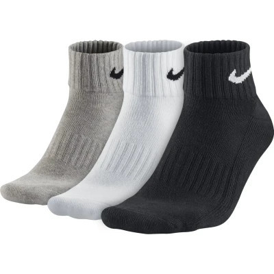 Шкарпетки Nike U NK V CUSH ANKLE-3PR VALUE SX4926-901 42-46 3 пари Чорний/Білий/Сірий (887232701147) Вінниця - фото 1