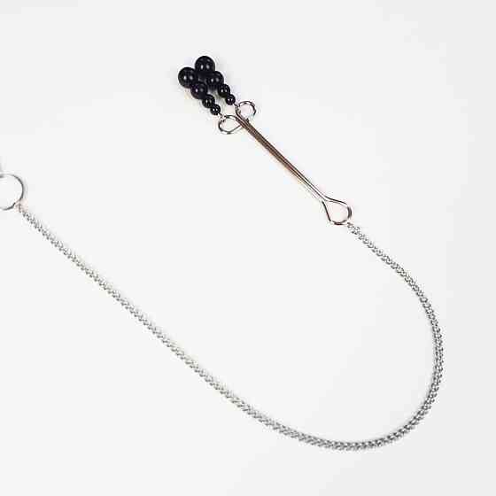 Затискач для сосків та клітора Art of Sex - Nipple and clit clamps Black Pearl Sex Aura Київ