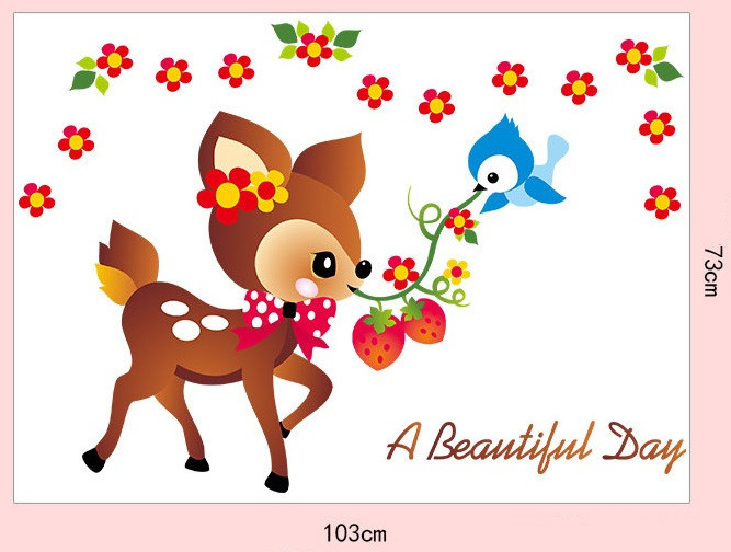 Виниловая наклейка на стену в детскую Чудесный день Киев - изображение 4