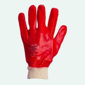 Рукавички 4518 повний облив гладкі р.10(XL) в'язаний манжет ДКГ Житомир - фото 1