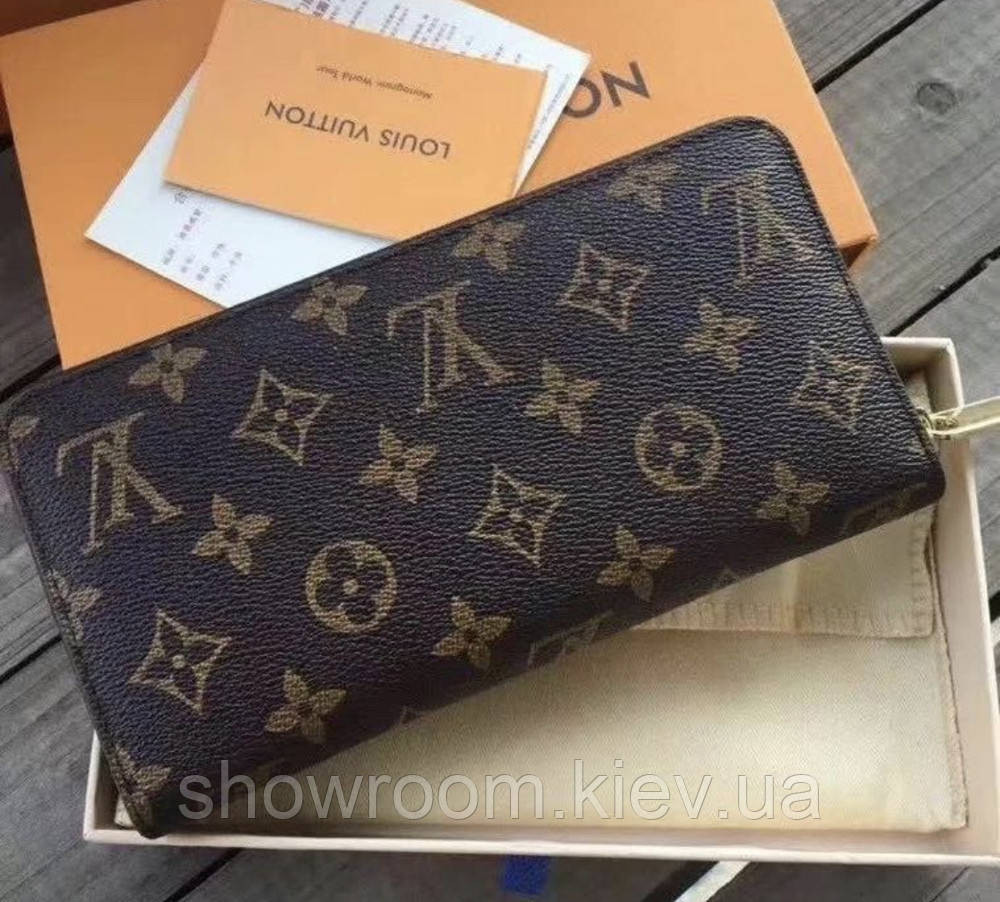 Чоловічий гаманець Louis Vuitton (60017) dark brown Київ - фото 2