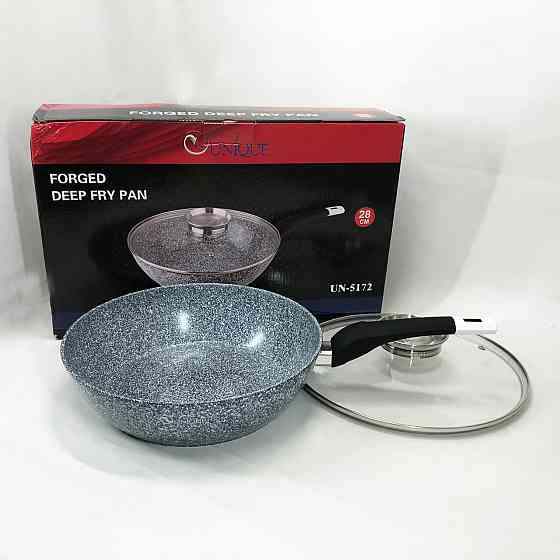 Алюмінієві сковорідки з антипригарним покриттям UNIQUE UN-5172 28 см, Сковорода для варіння TP-18 Івано-Франківськ