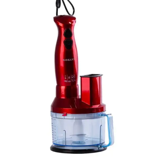 Кухонний комбайн з чашею 7 в 1 Sokany SM-5011-7 600 Вт з насадками Червоний Коломыя