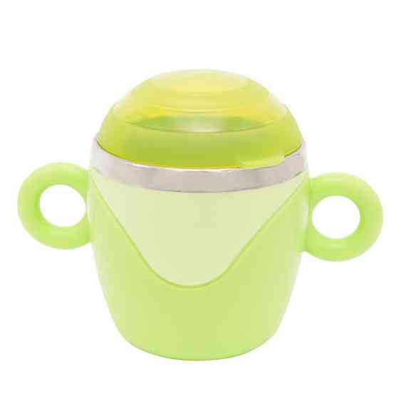 Чашка з кришкою та ручками 6091 з нержавіючої сталі Вінниця