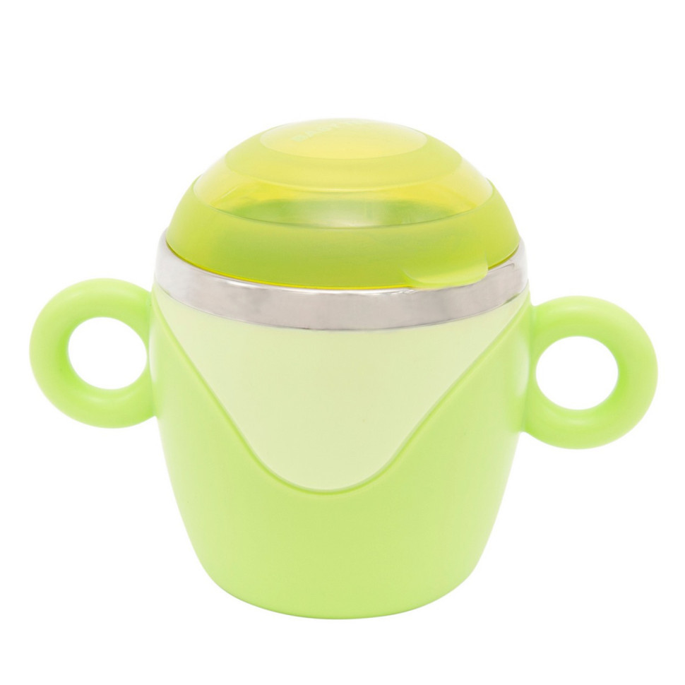 Чашка з кришкою та ручками 6091 з нержавіючої сталі Вінниця - фото 1