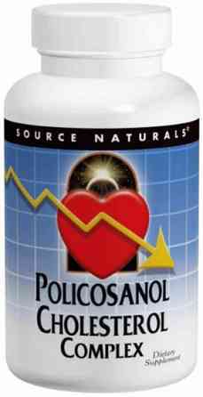 Полікозанол комплекс Source Naturals Policosanol Cholesterol 60 таблеток Київ