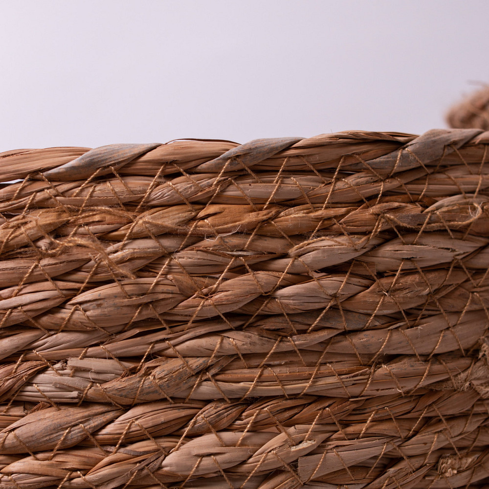 Набір кошиків для зберігання речей 3 (шт) універсальні плетені 3/6/9 літрів Коричневий HP-41-9 Київ - фото 6