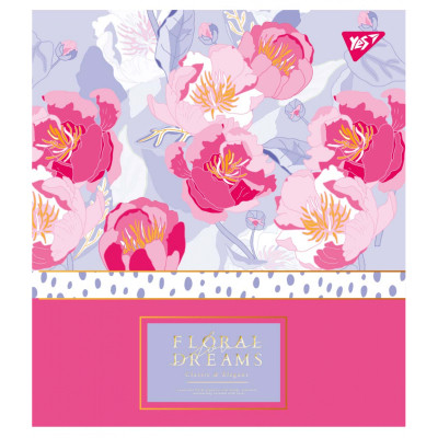 Тетрадь Yes А5 Floral Dreams 18 листов клетка (765182) Винница - изображение 5